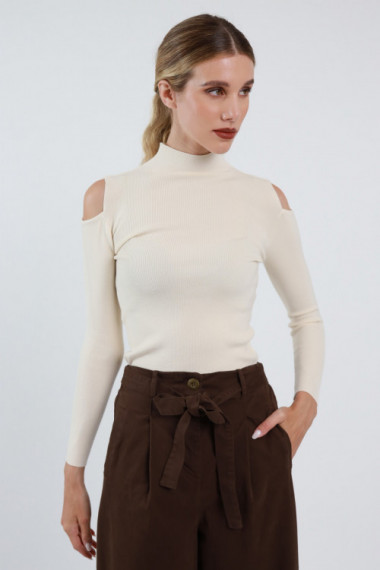 Schulterfreier Pullover