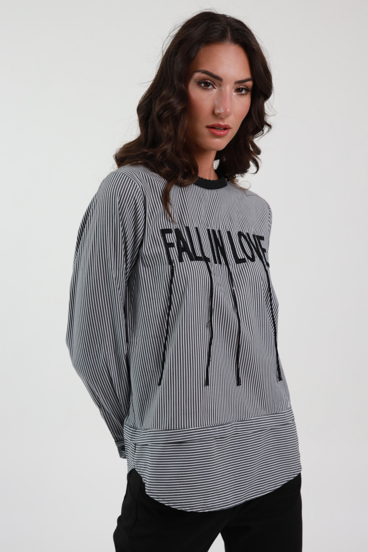 Maglia Gessata 'Fall in Love'