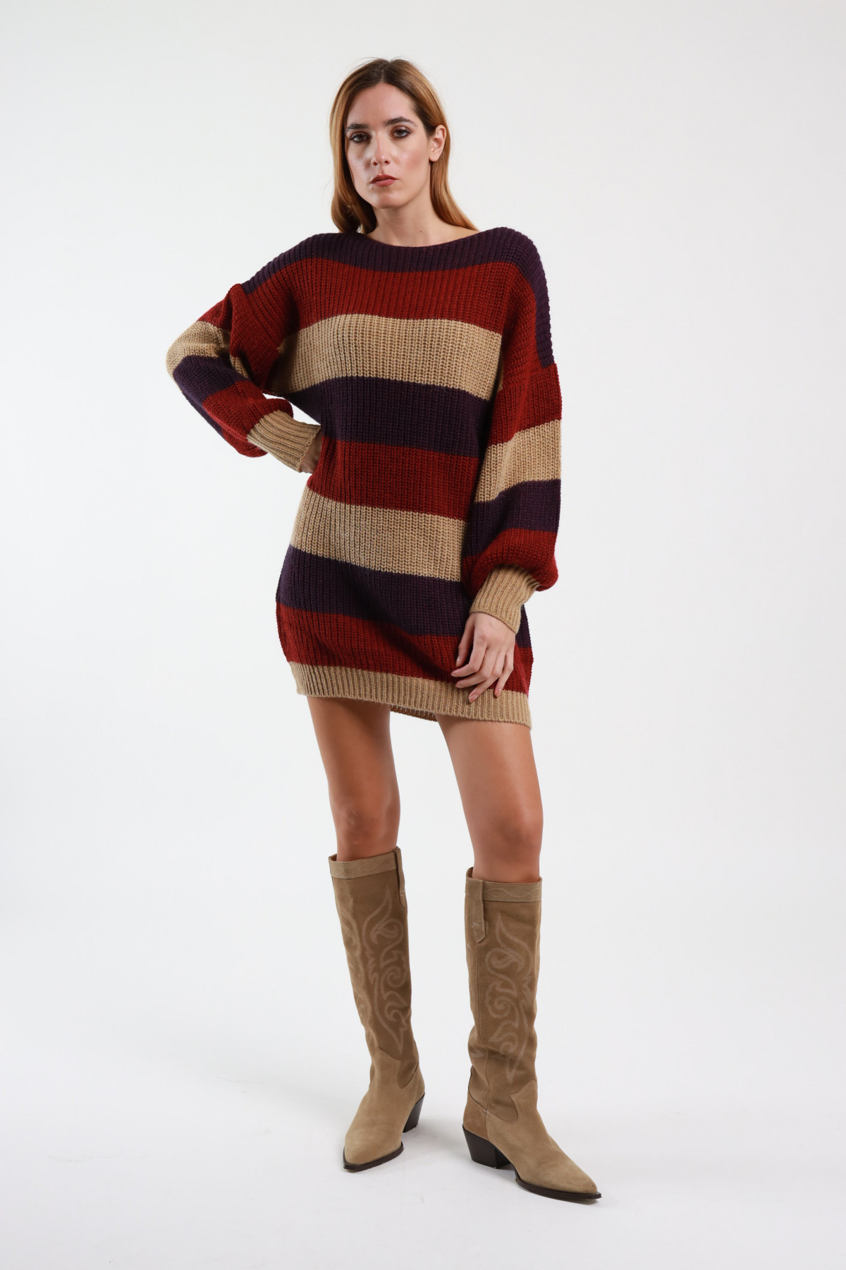 Oversized Striped Sweater