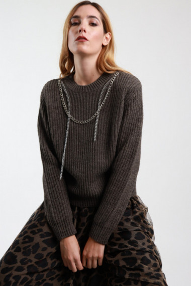 Sweater With Chain