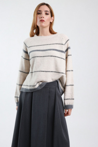 Wide Neck Sweater