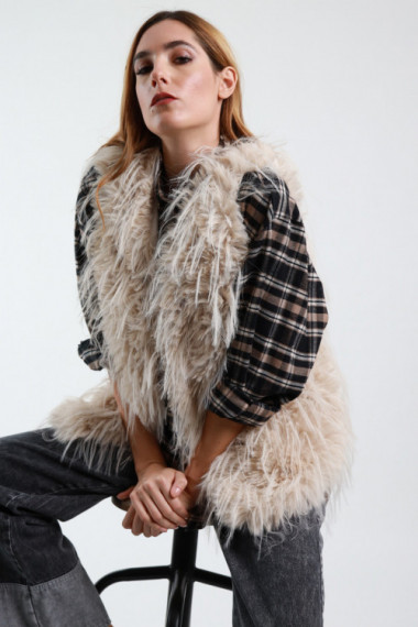 Eco Fur Vest