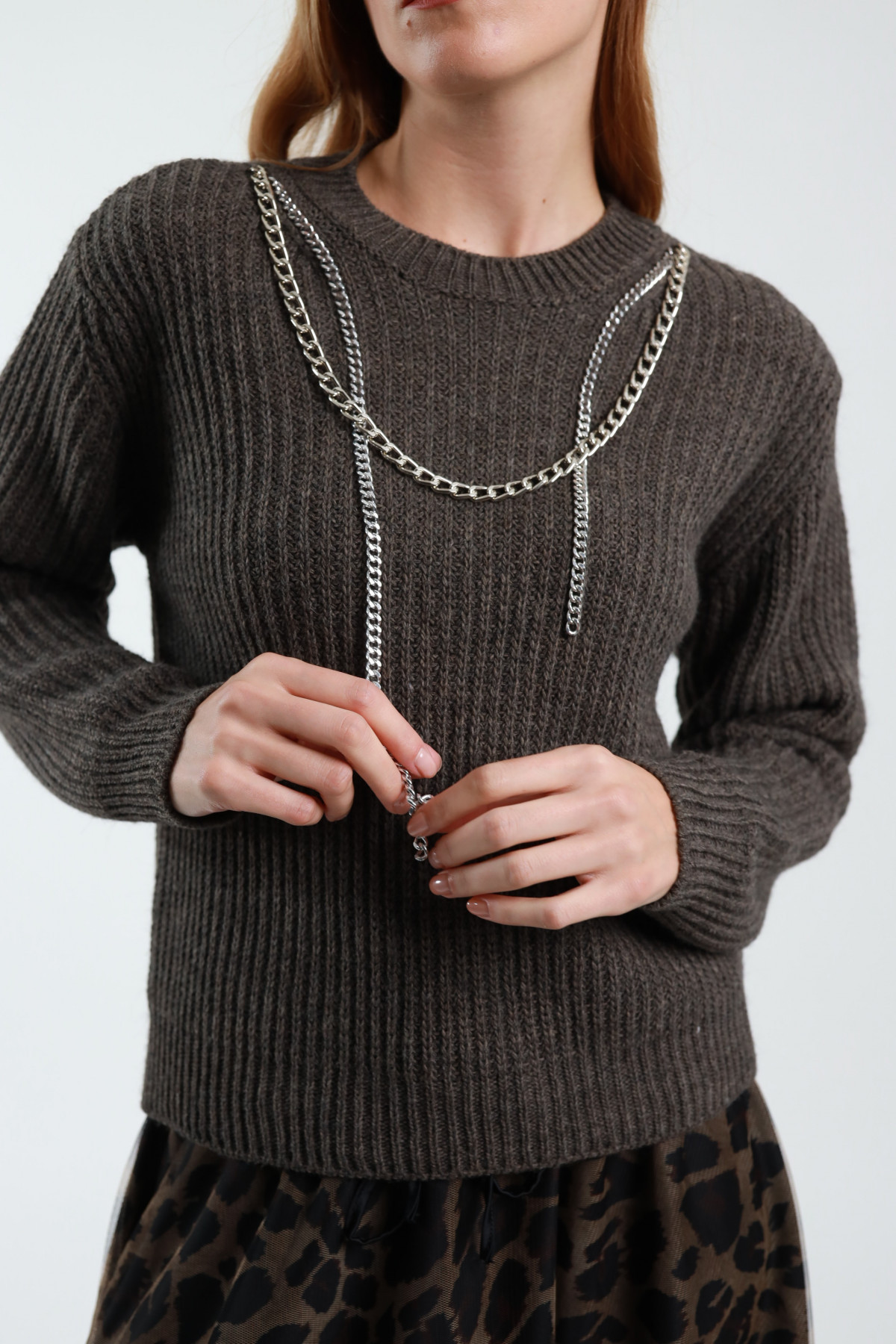 Sweater With Chain