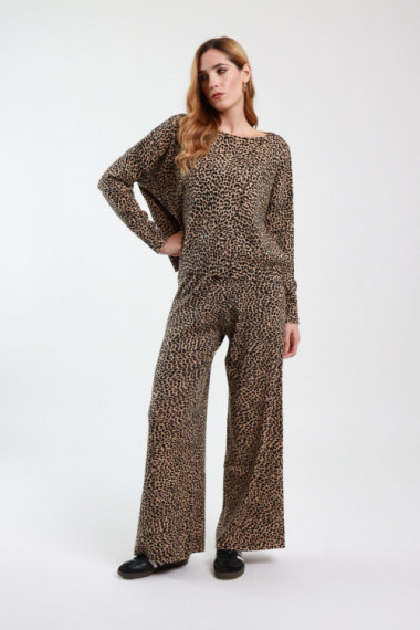 Spotted Knitted Trousers