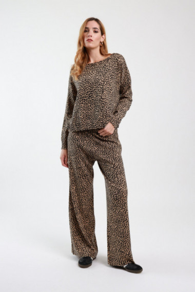 Spotted Knitted Trousers