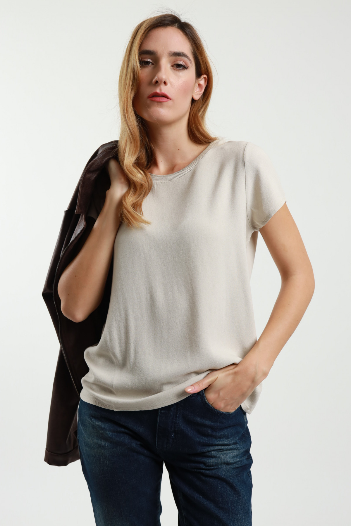 Blusa Satinata