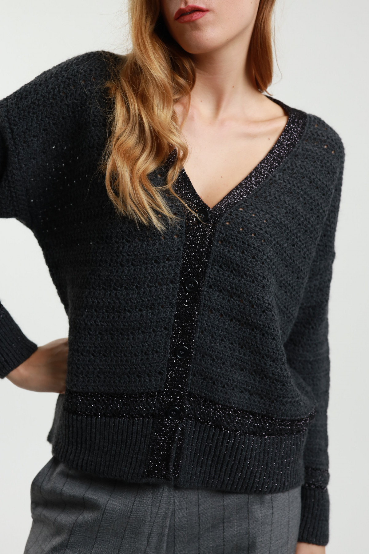 Lurex Cardigan