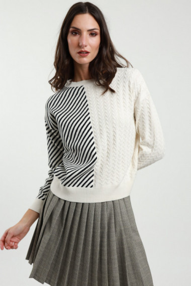 Two Patterns Sweater