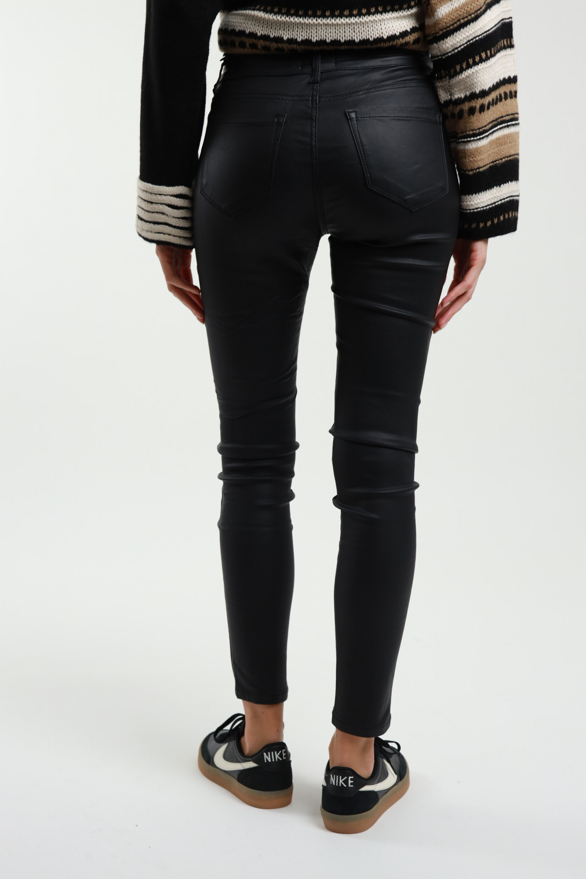 Coated Skinny Jeans