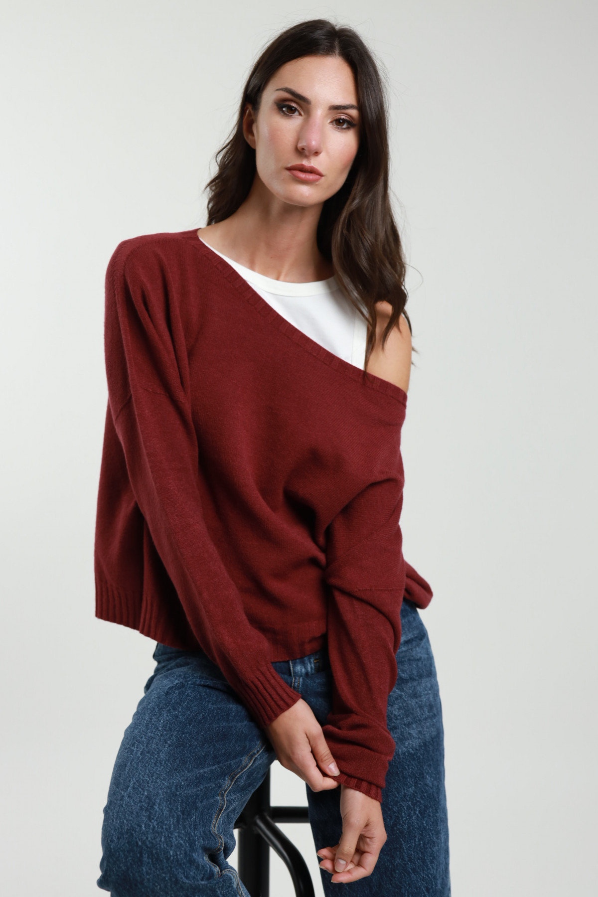 Boatneck sweater