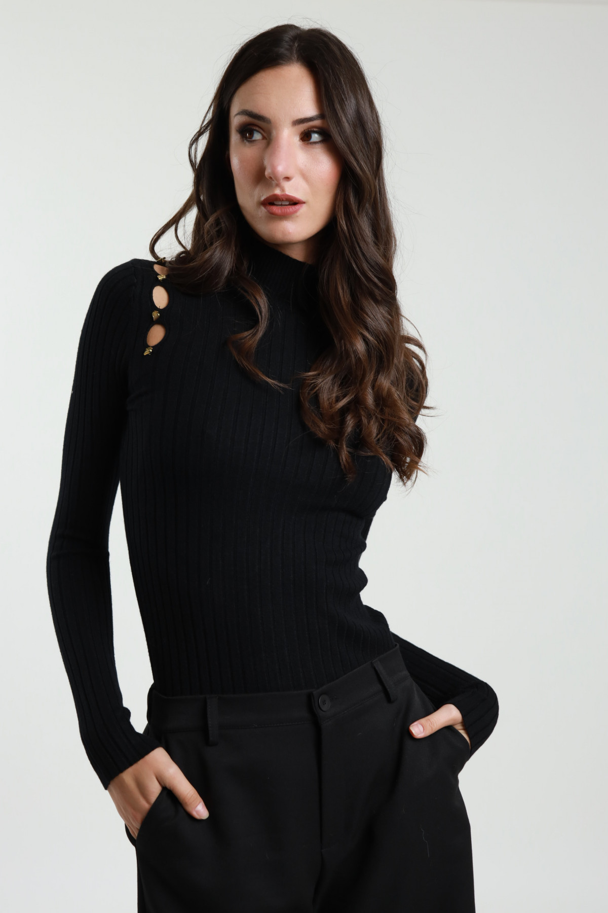 Ribbed Turtleneck