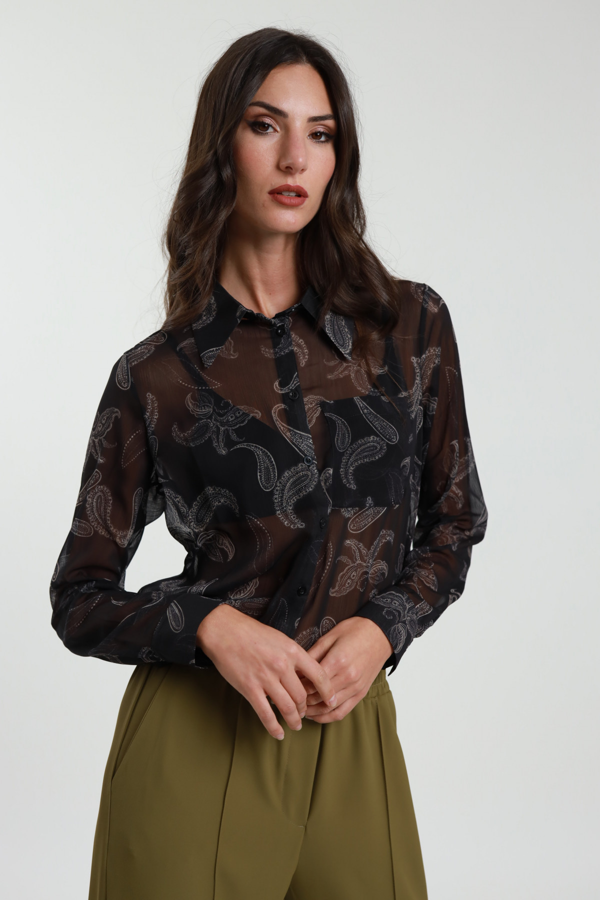 Damask Pattern Shirt