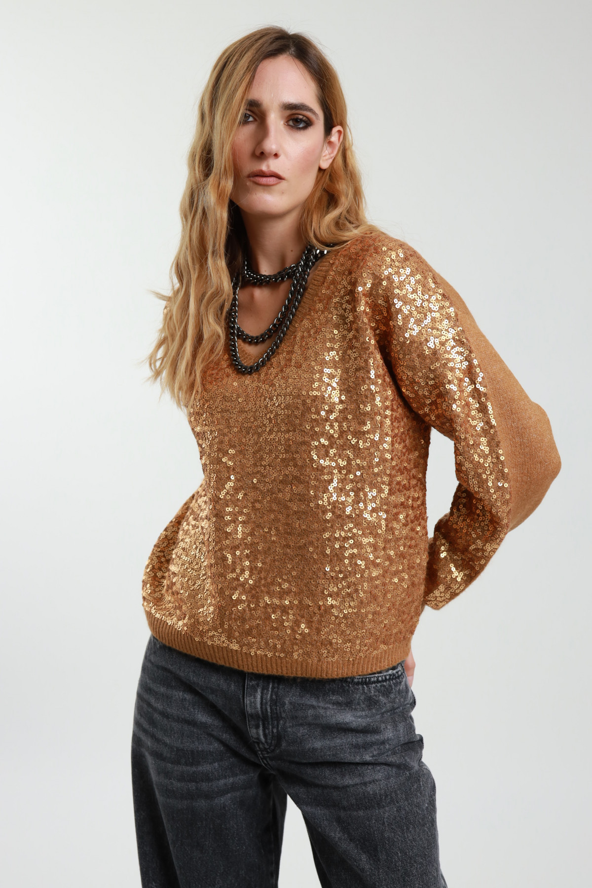 Sequin Sweater