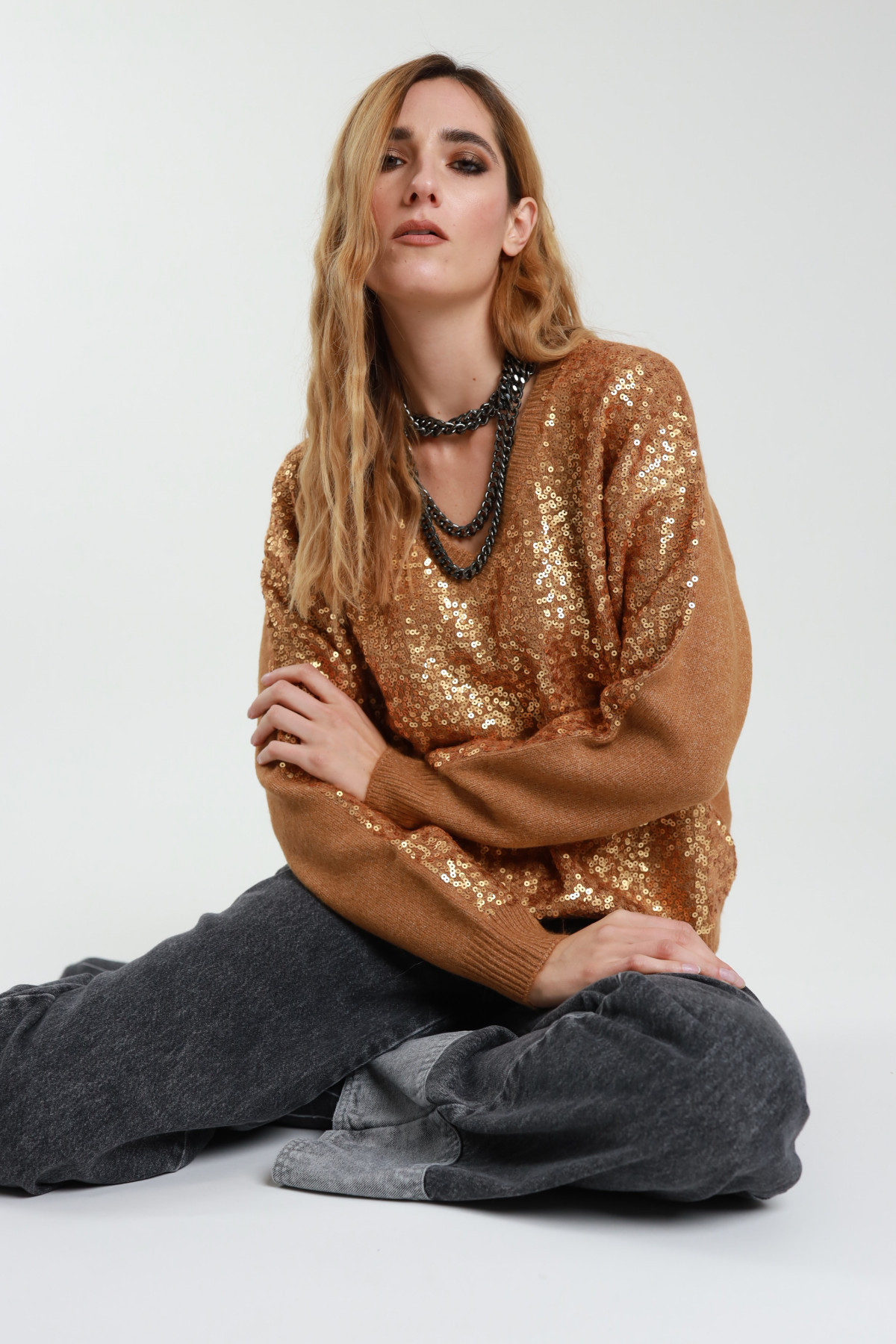 Sequin Sweater