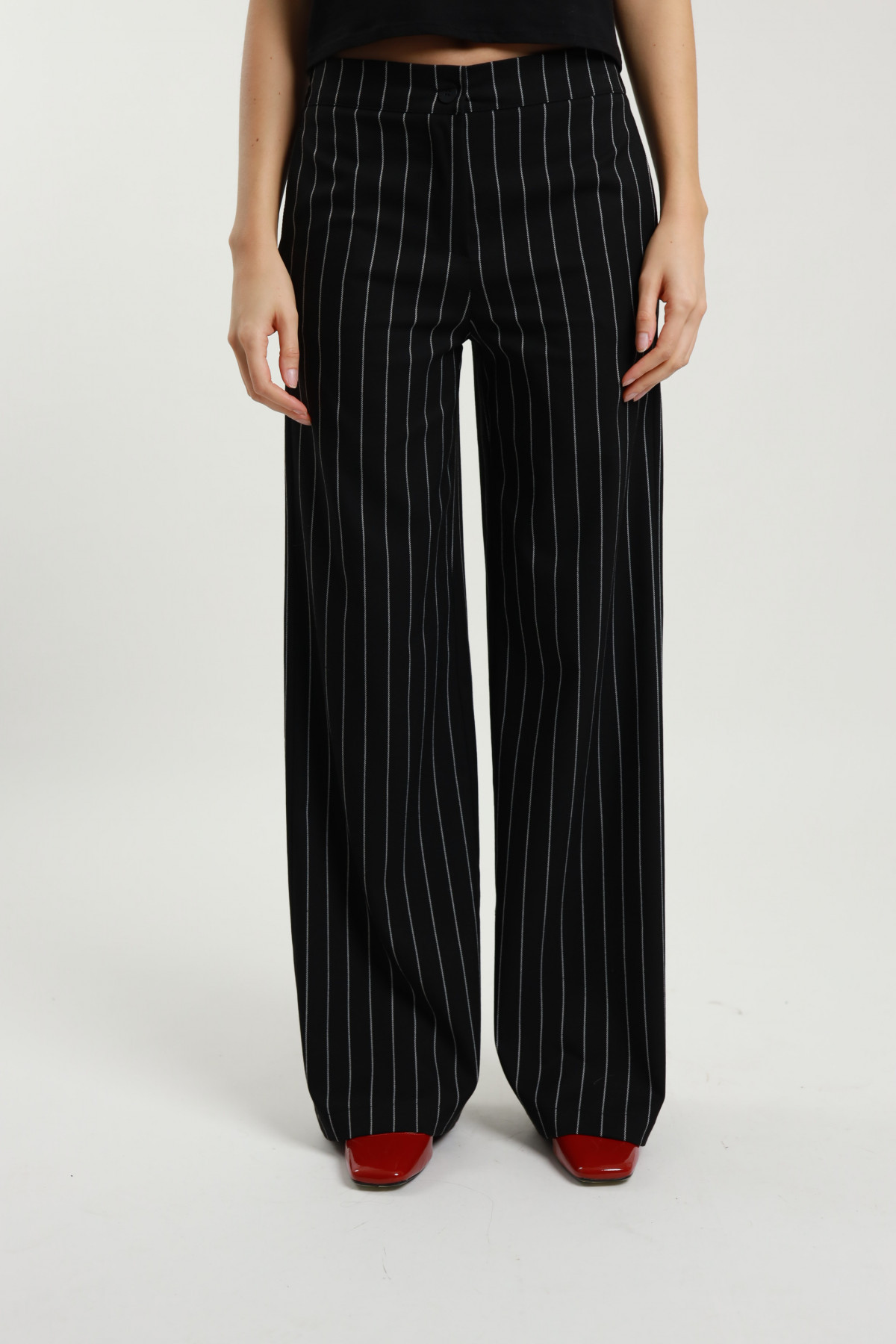 Pinstriped Trousers