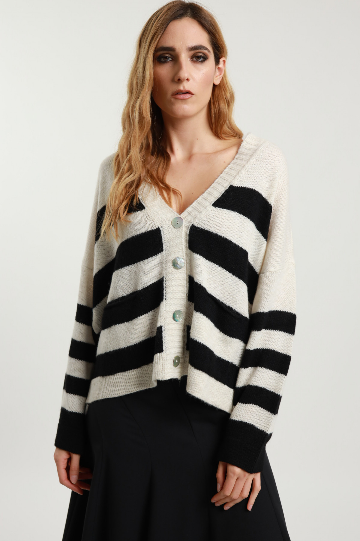 Striped Cardigan