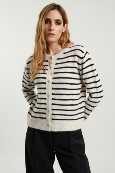 Striped Cardigan