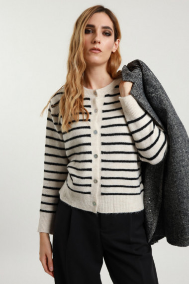 Striped Cardigan