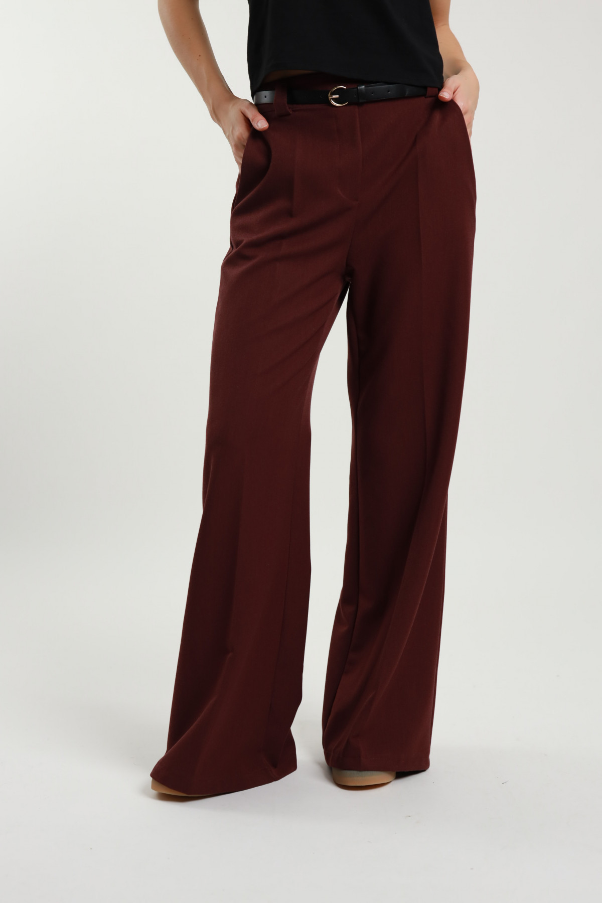 Pantalone c/cintura 77%pl 17%vi 6%ea