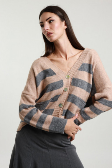 Striped Cardigan