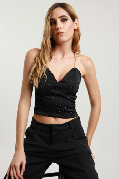 Crop Top Strass