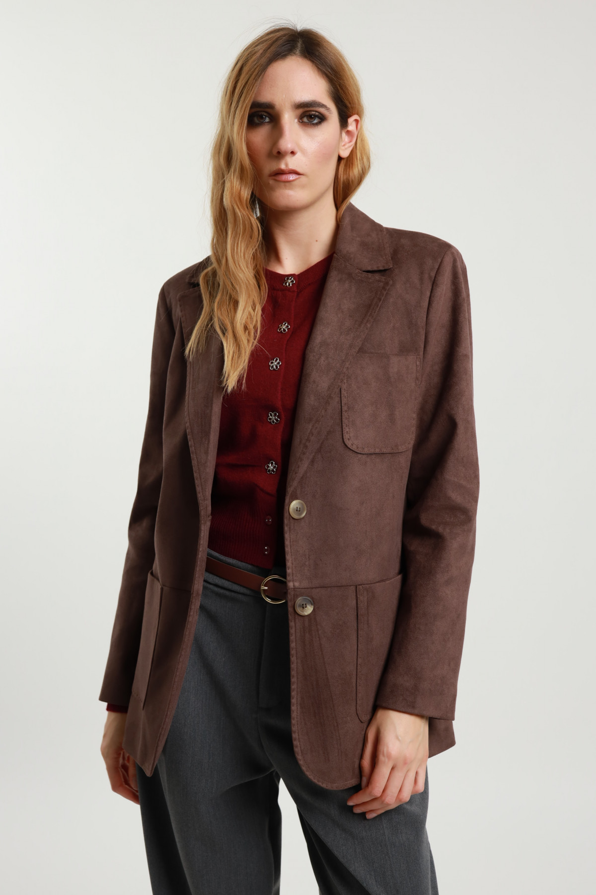 Eco Deerskin Blazer