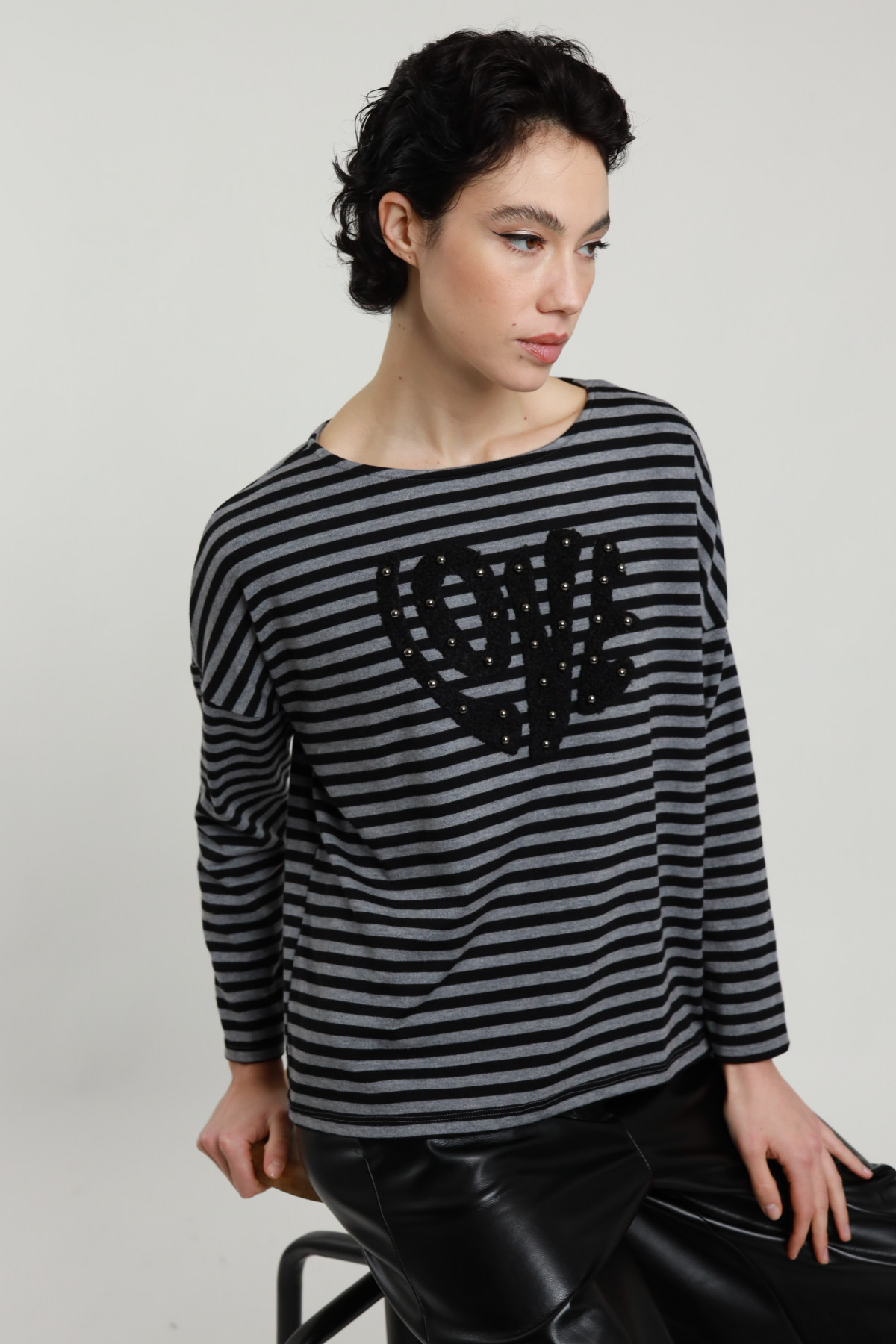 Maglia Righe "Love"