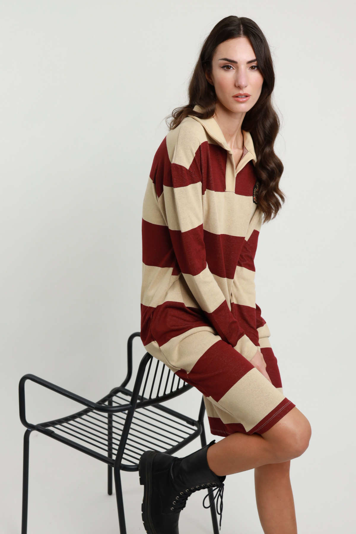 Long Striped Dress