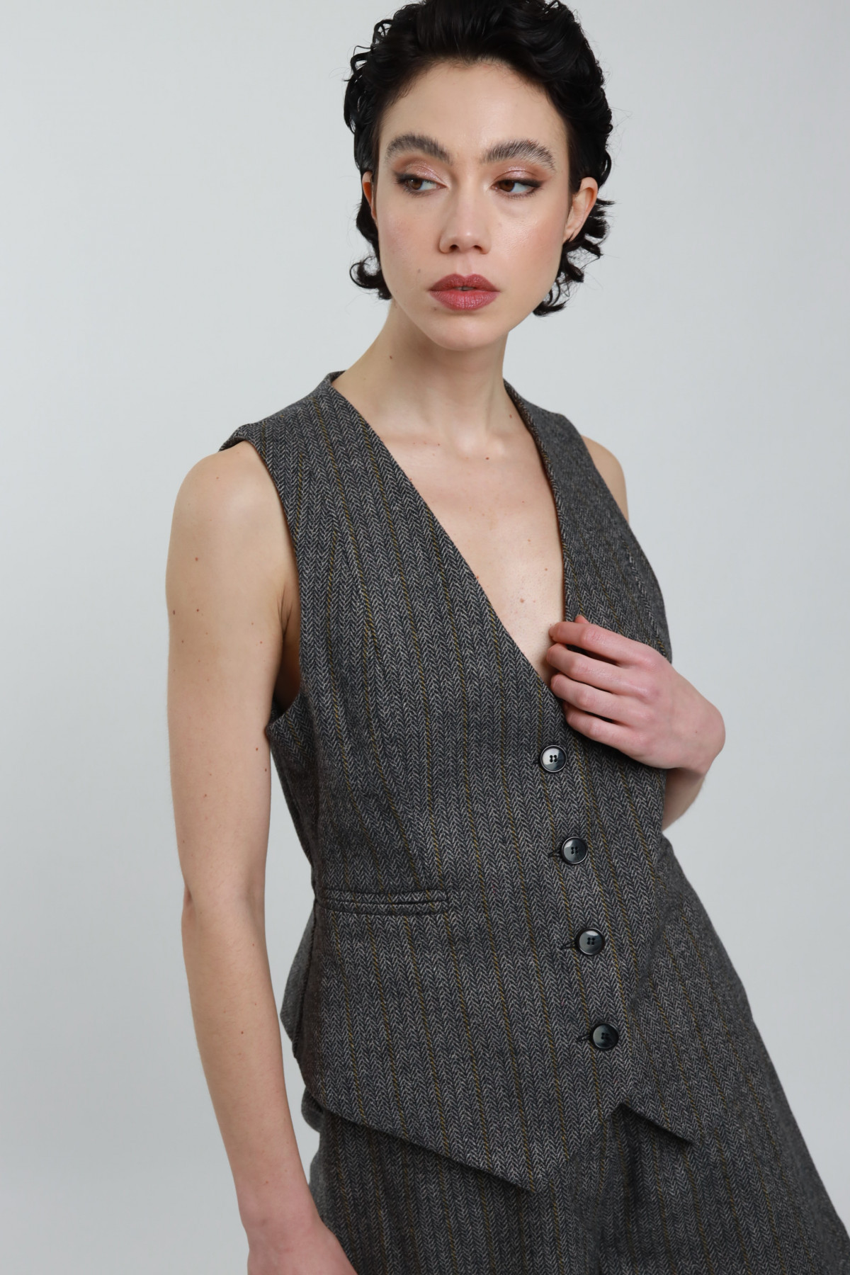 Herringbone vest