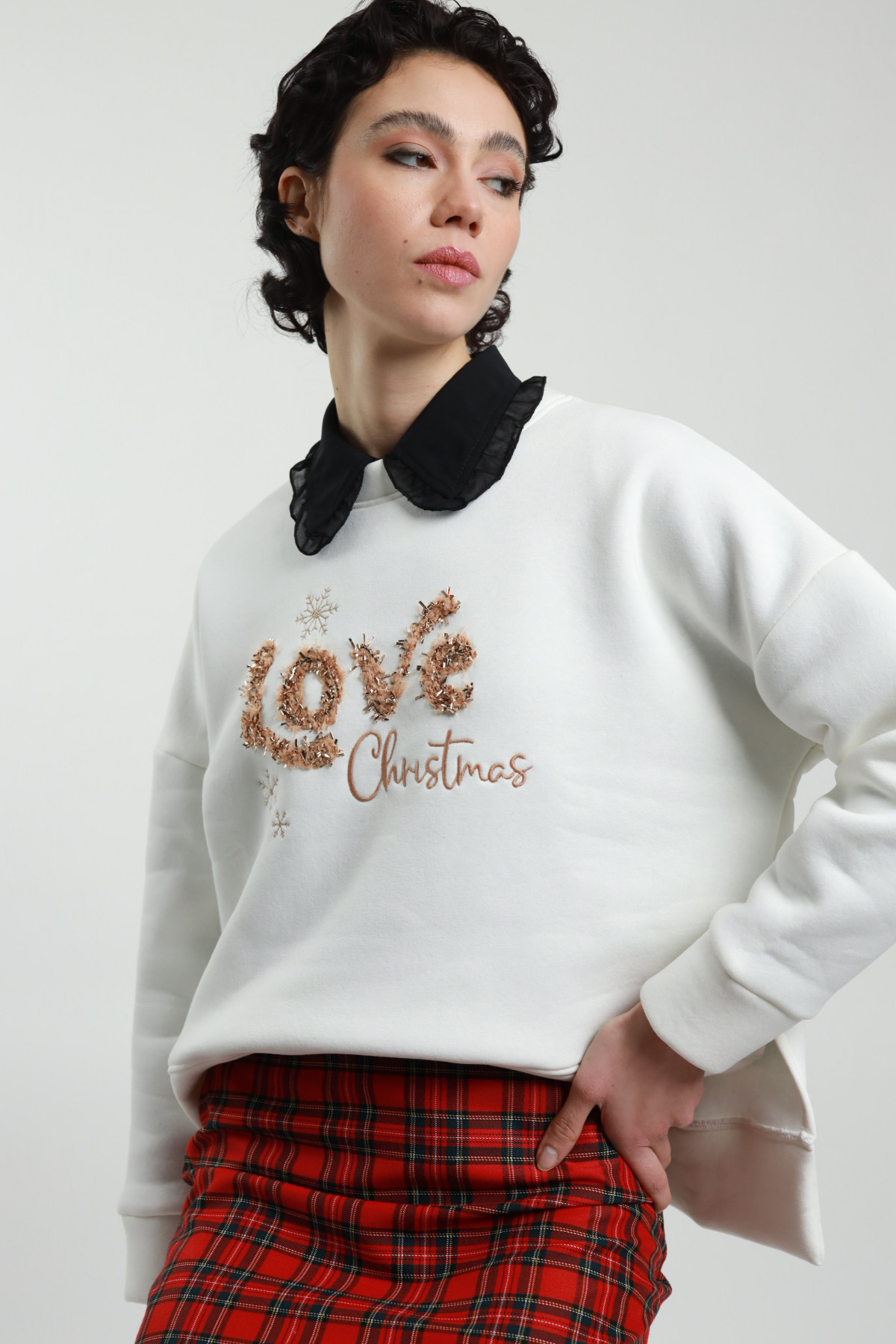 Ich liebe Weihnachts-Sweatshirt