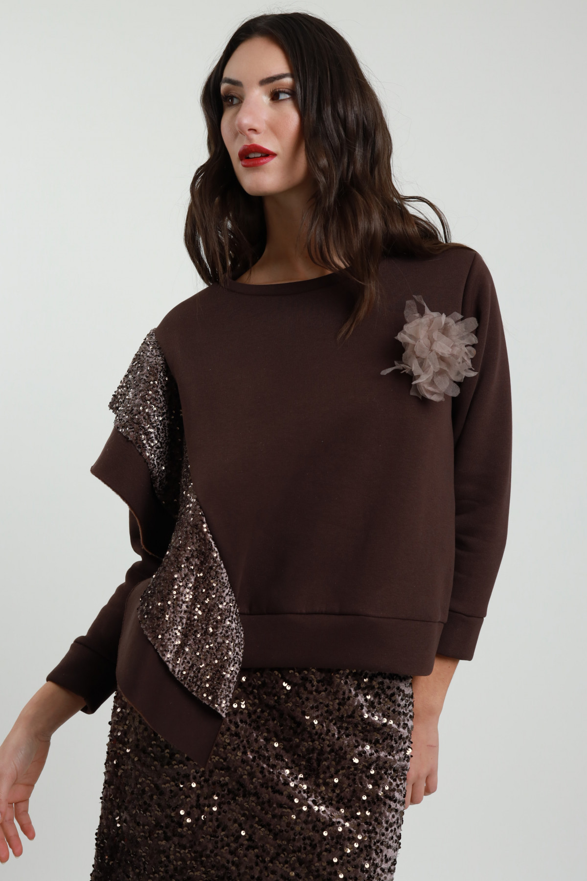 Rouges and Sequins Sweatshirt