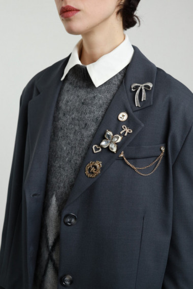 Over Jacket with Pins