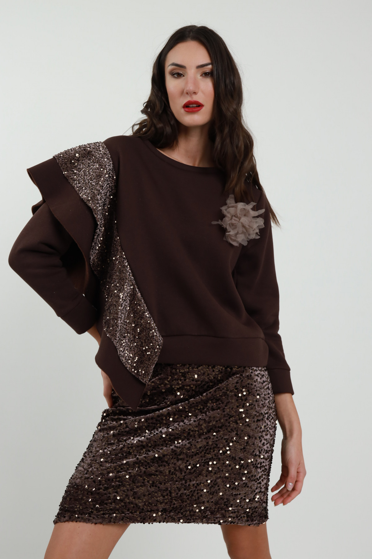 Rouges and Sequins Sweatshirt