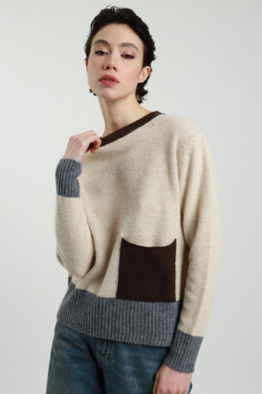 Block Color Sweater