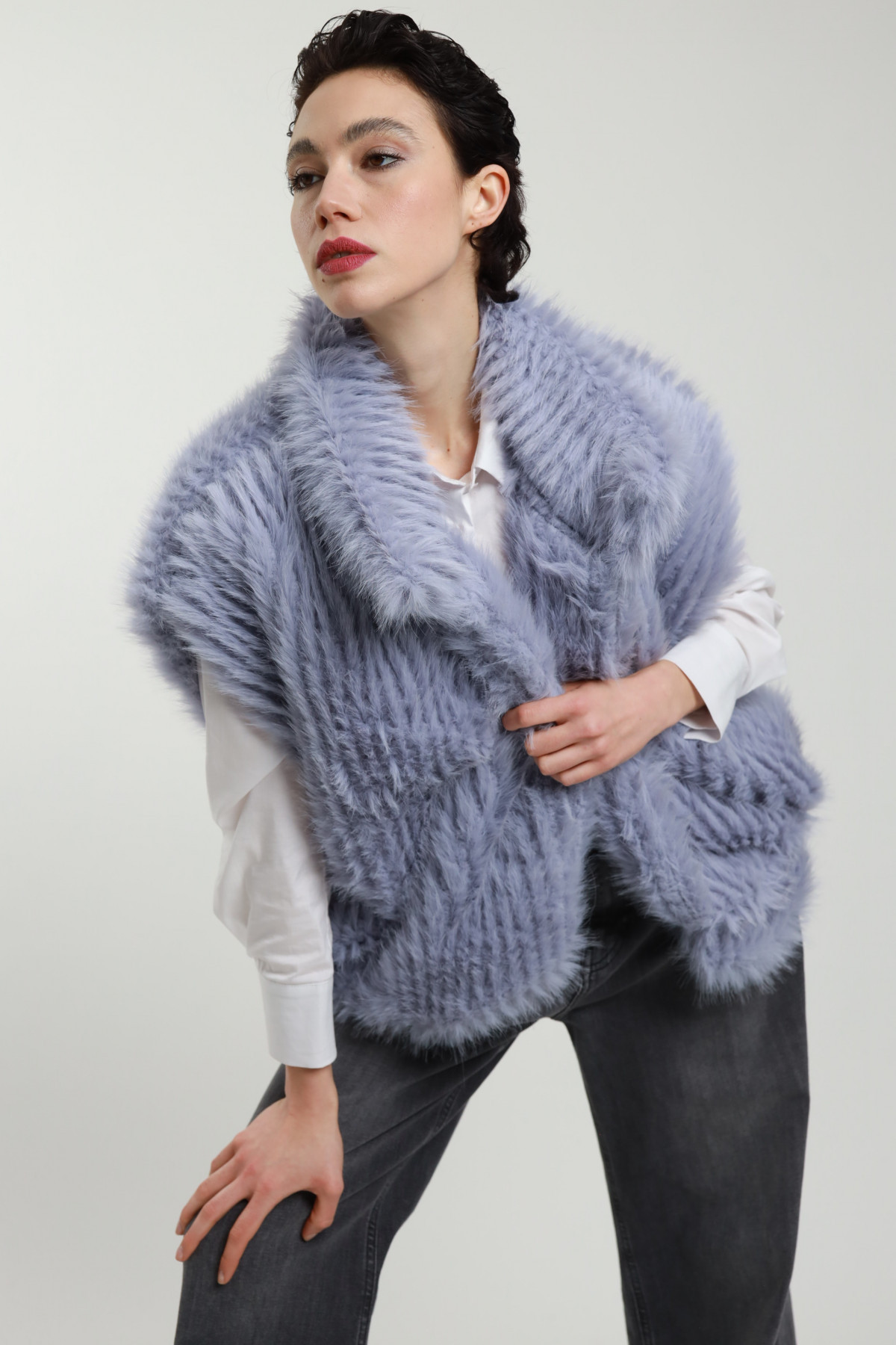 Sleeveless Eco-Fur