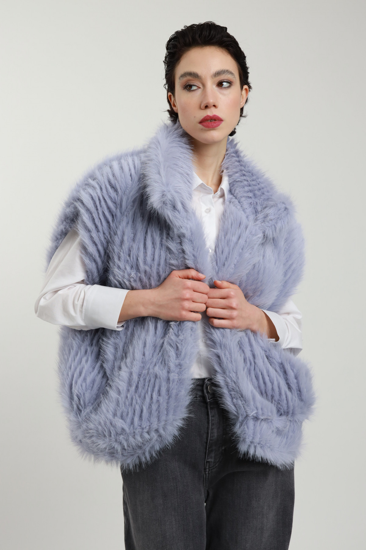 Sleeveless Eco-Fur