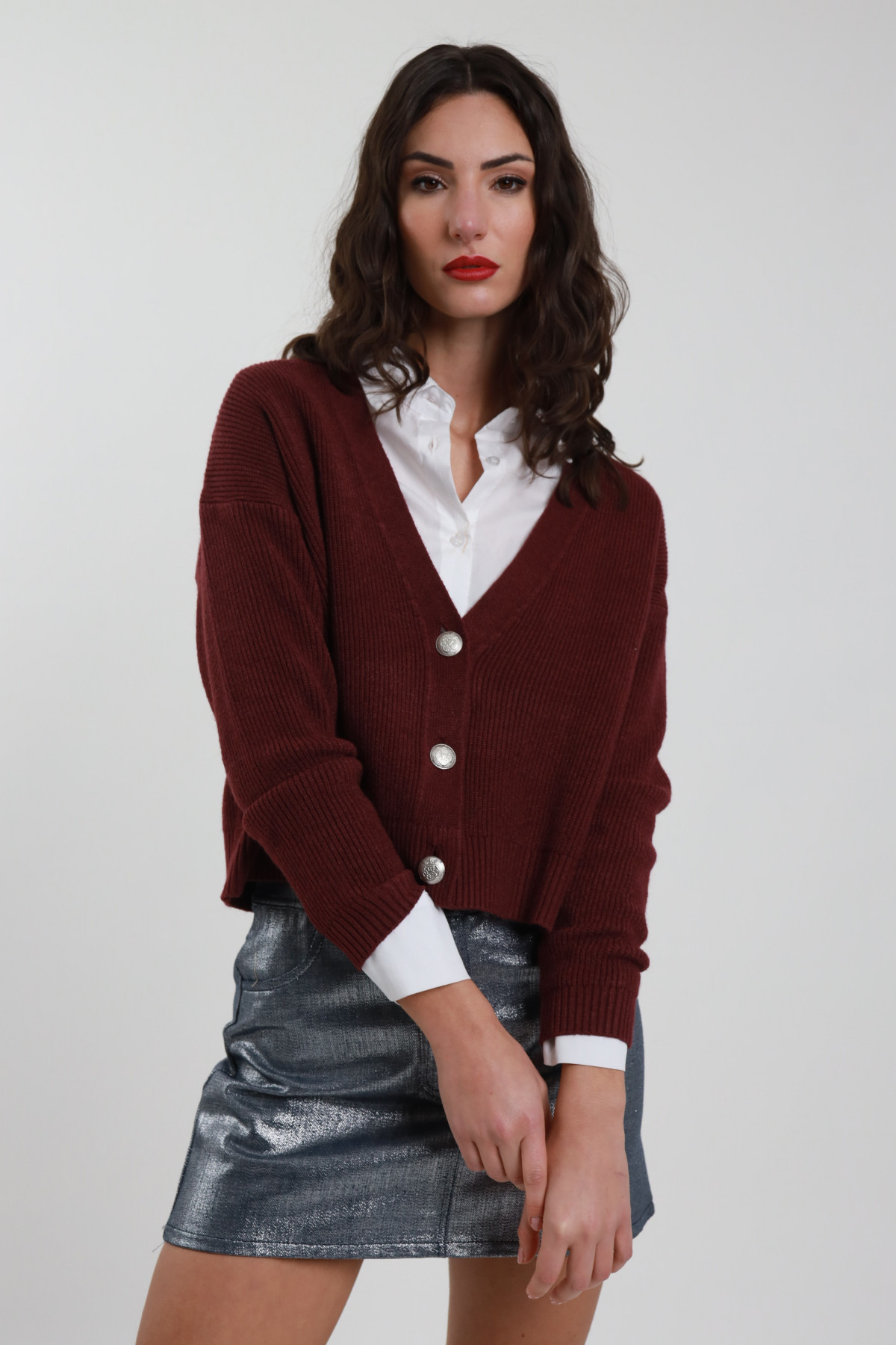 Cardigan Con Bottoni