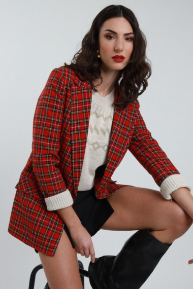 Giacca Tartan