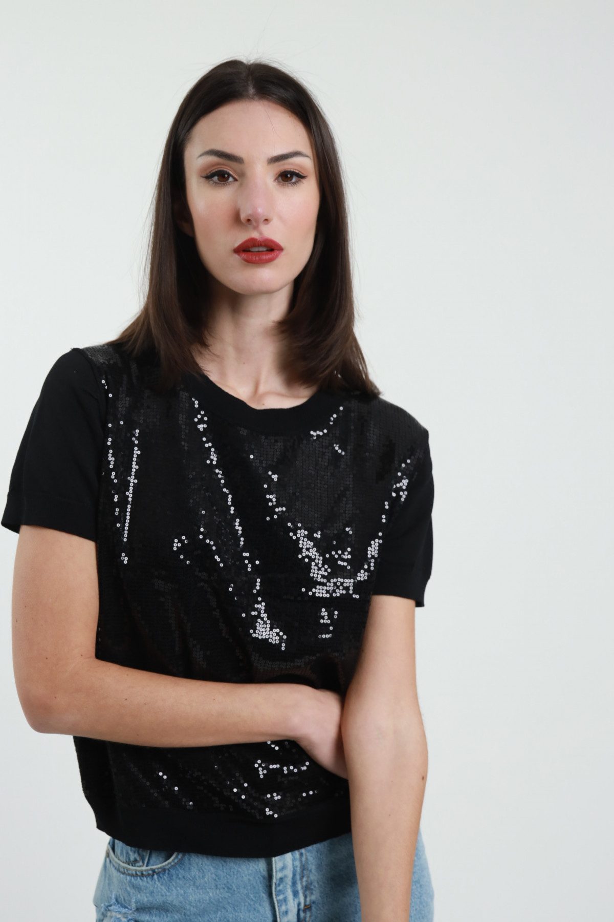 T-shirt Paillettes