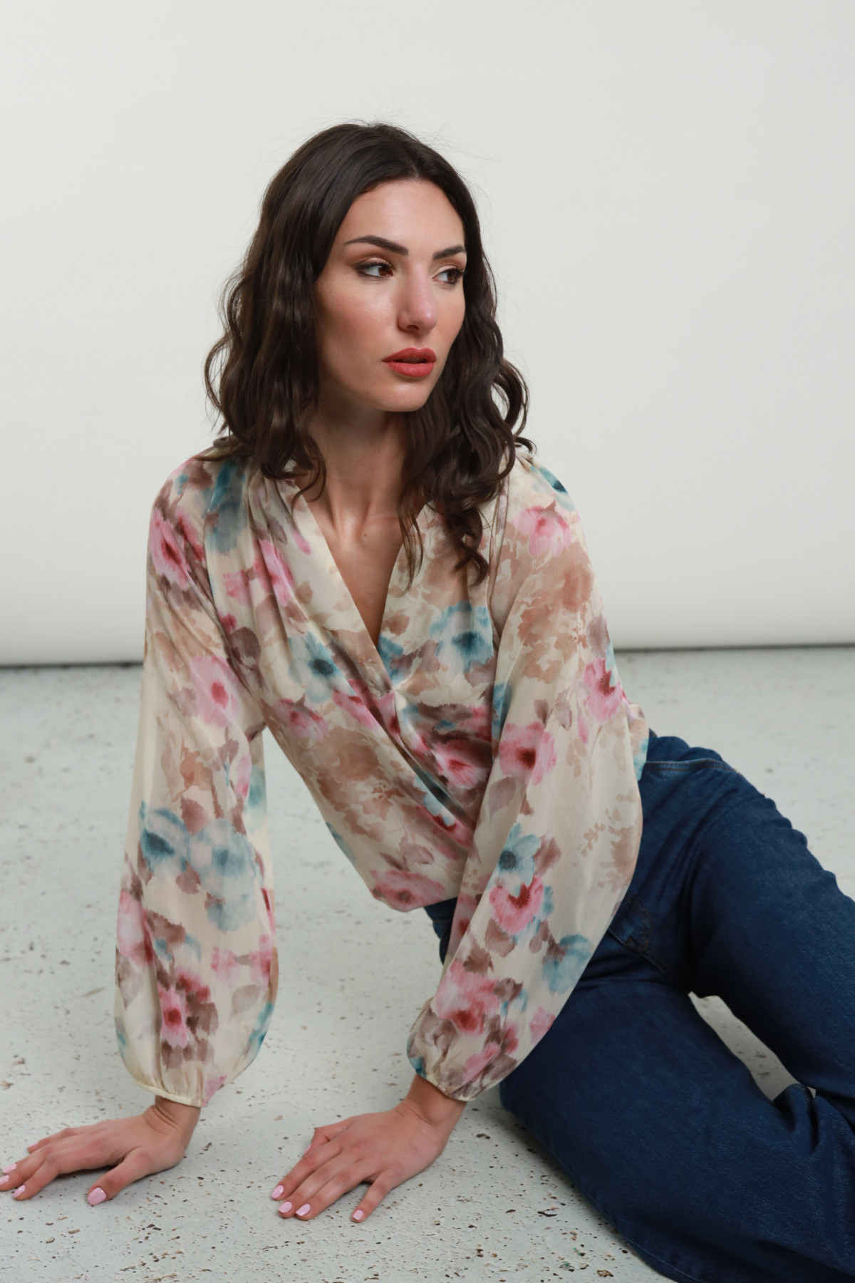 Blusa Stampa Fiori