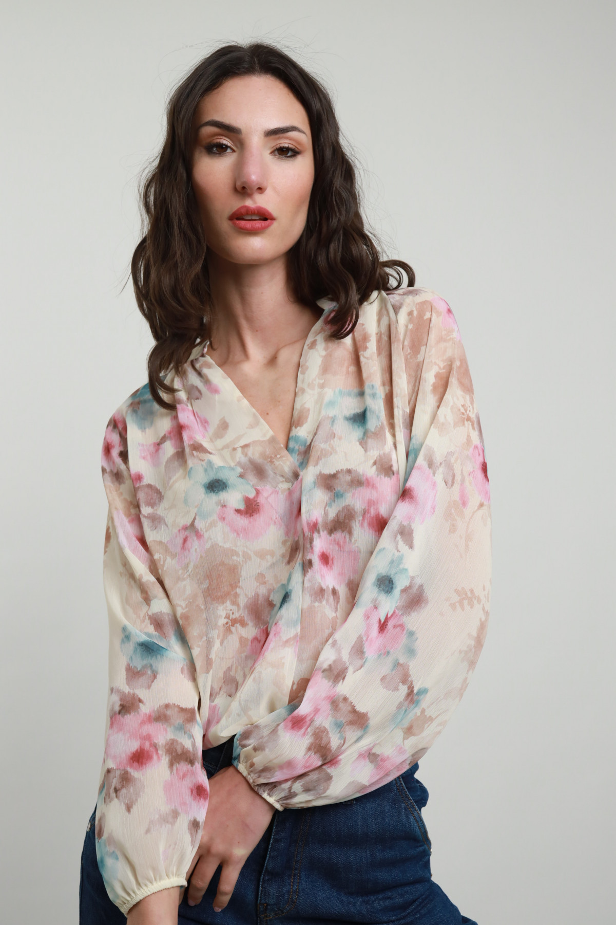 Blusa Stampa Fiori