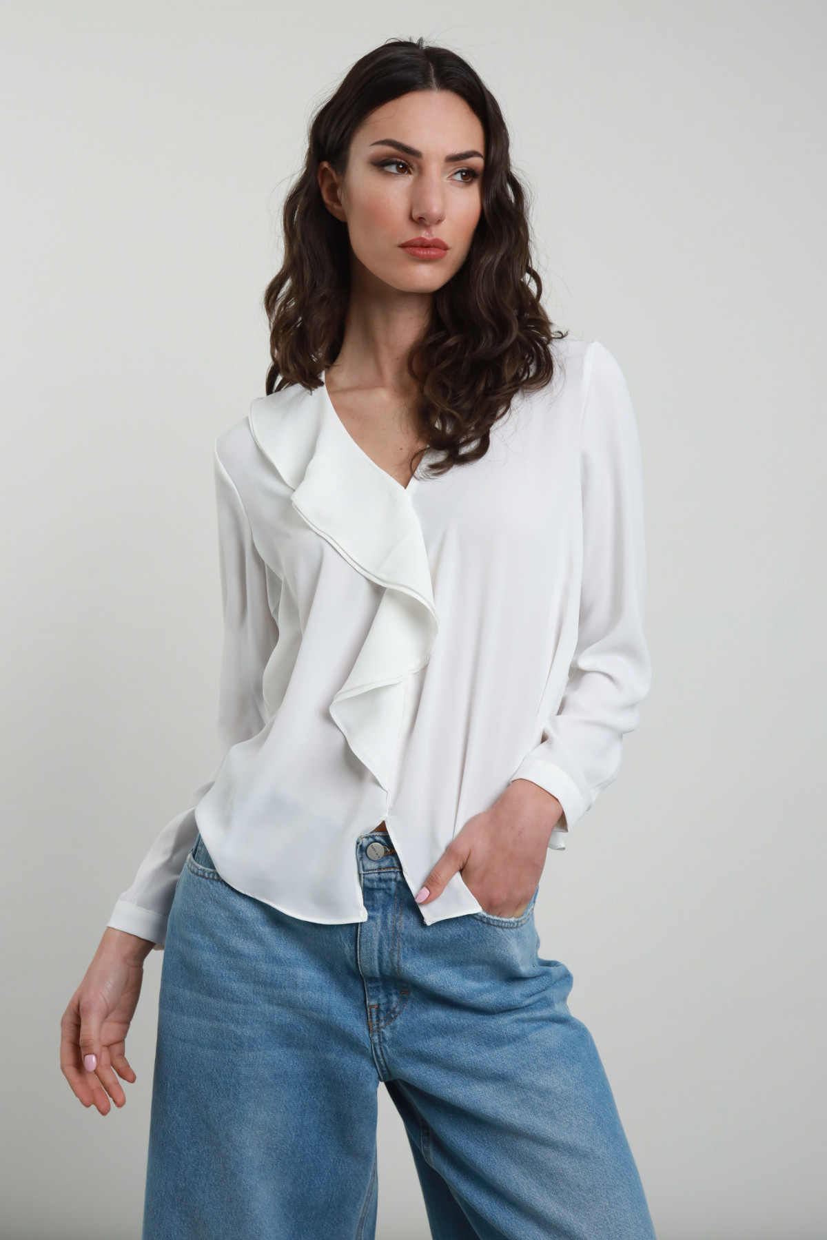 Volant blouse