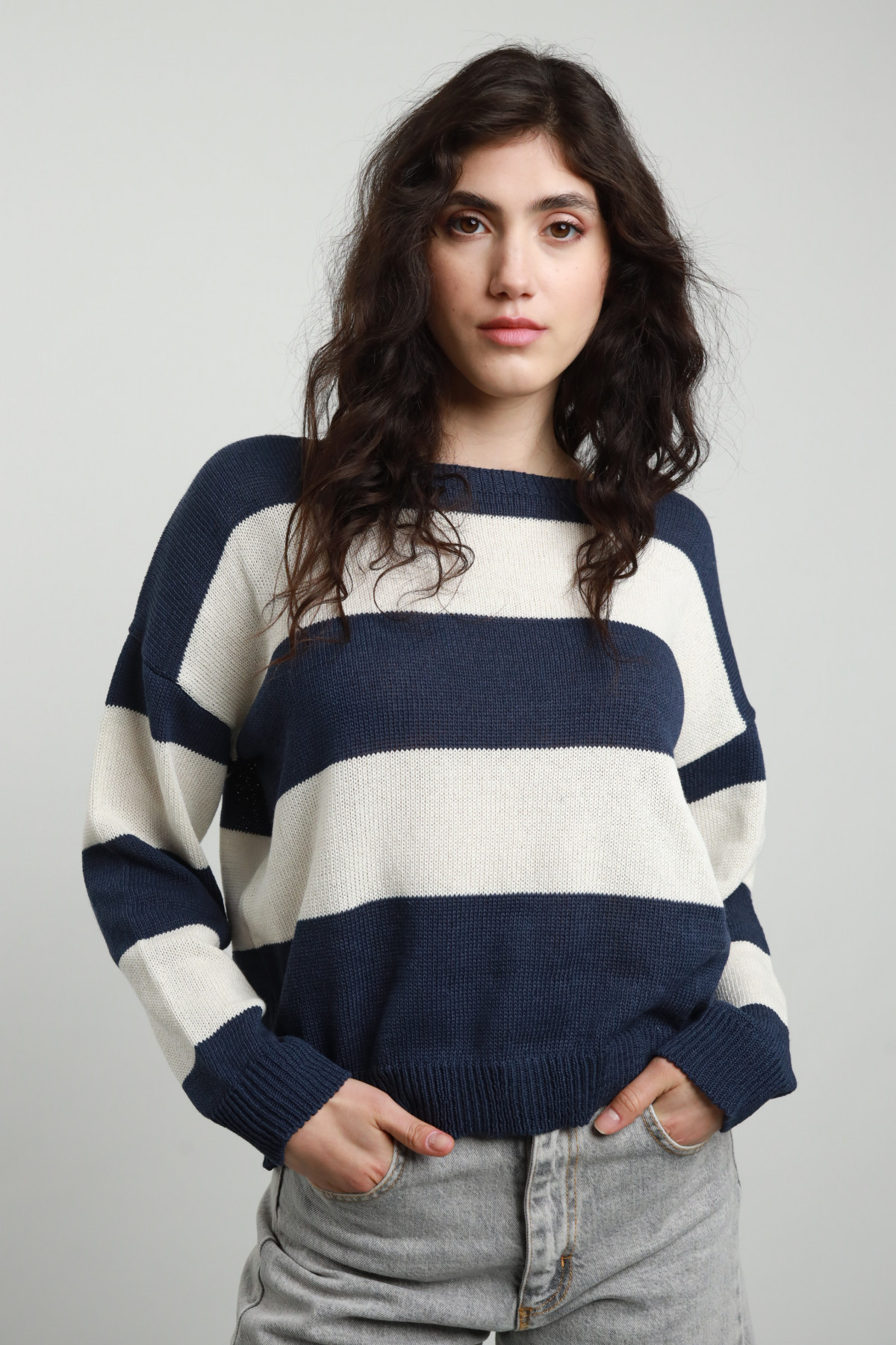 Streifen Pullover