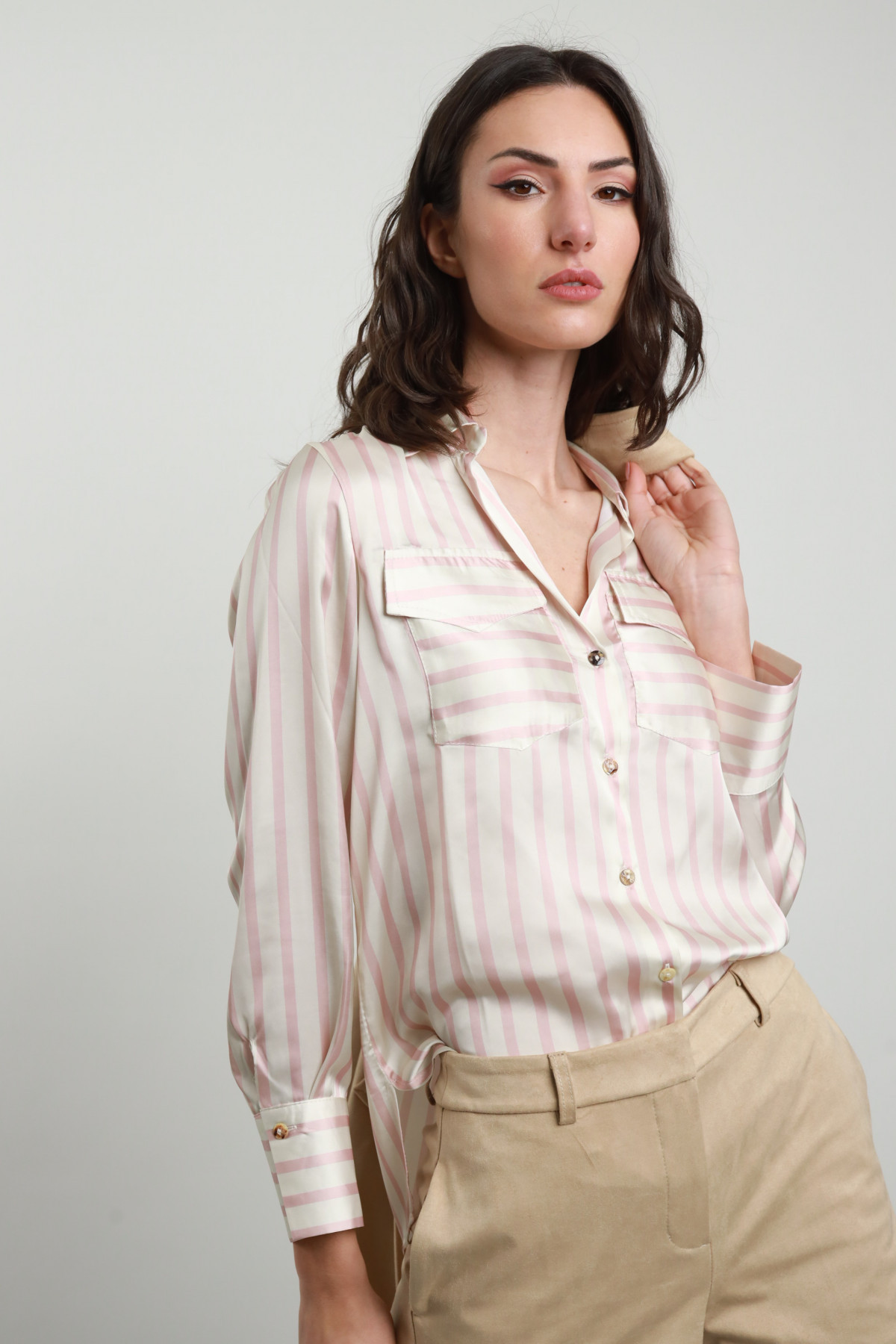 Camicia Con Taschine