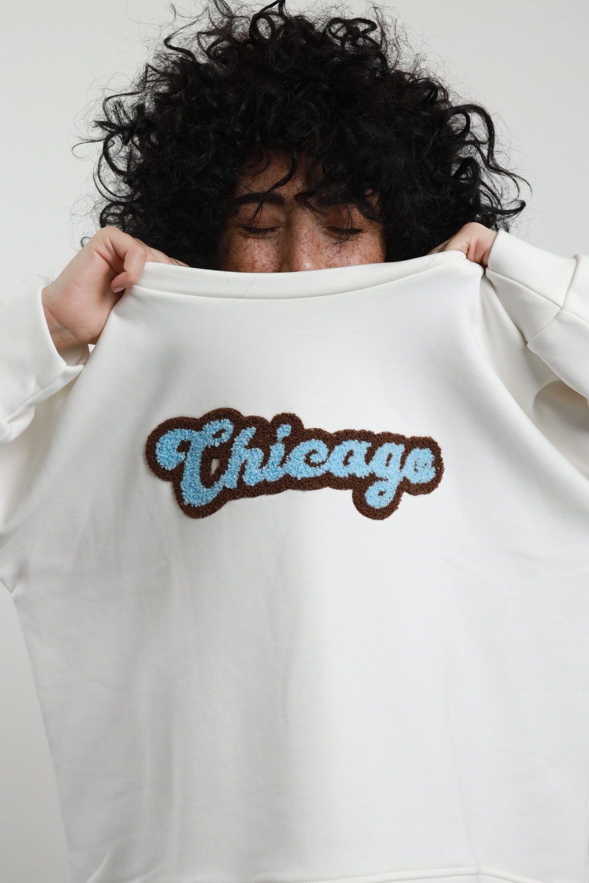 Chicago Stickerei Sweatshirt