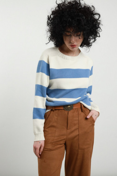 Striped Crewneck Sweater