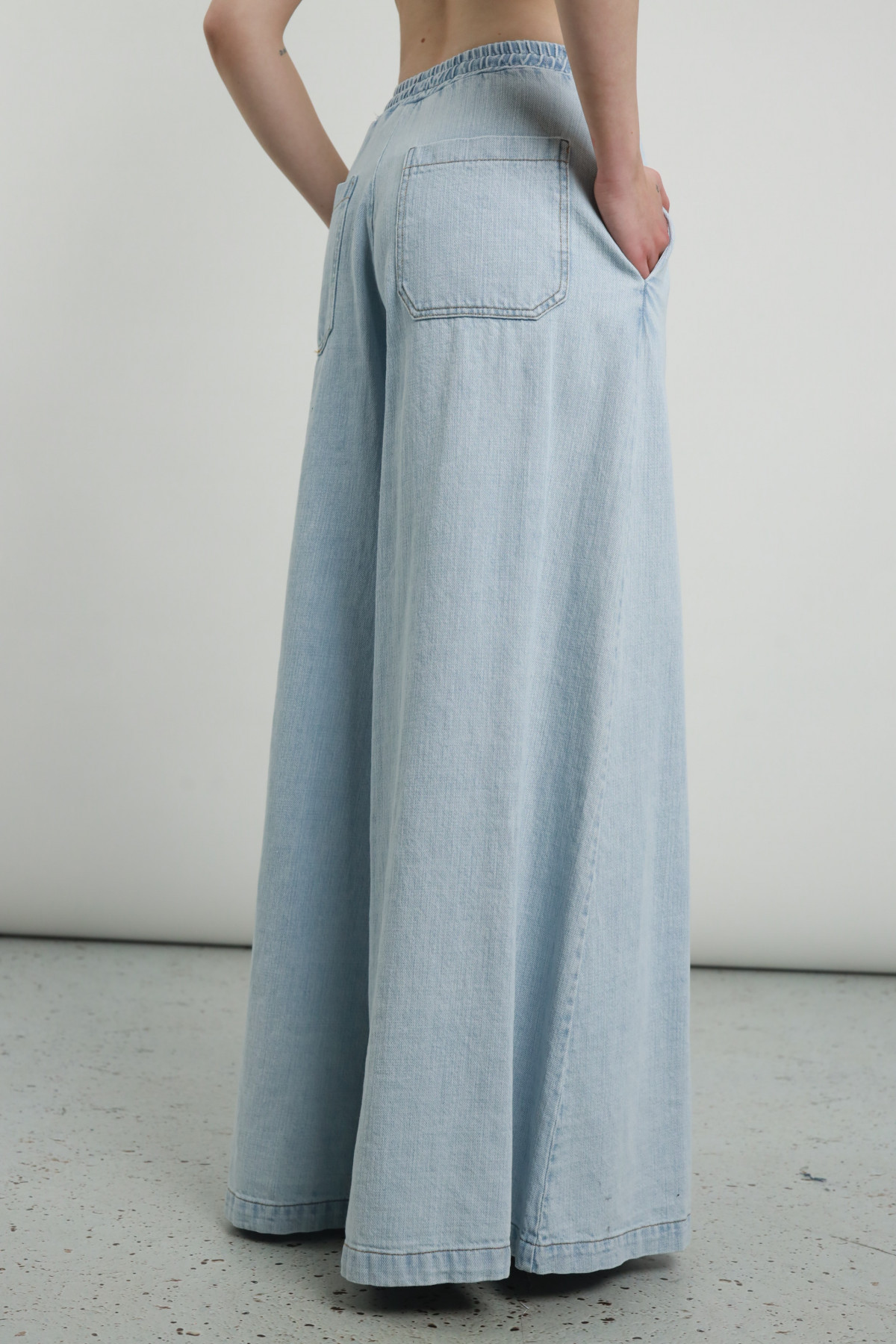 Pantalone Palazzo Denim