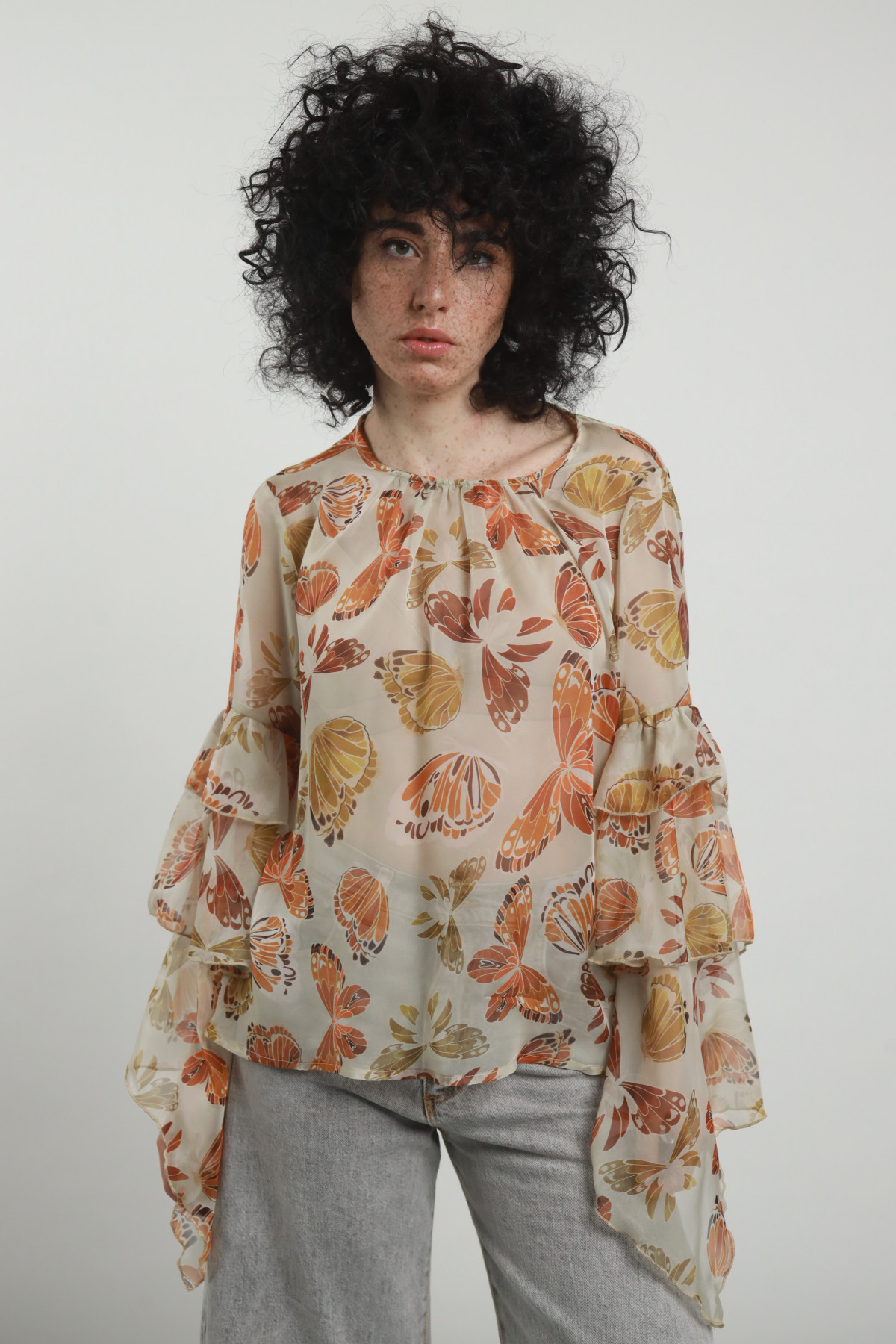 Butterflies blouse