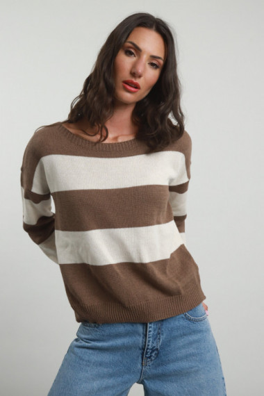 Streifen Pullover