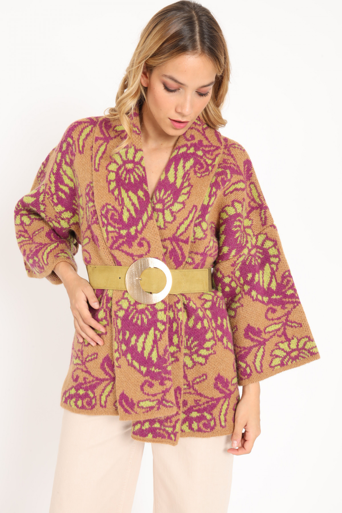 Kimono Jacquard in Fantasia Paisley